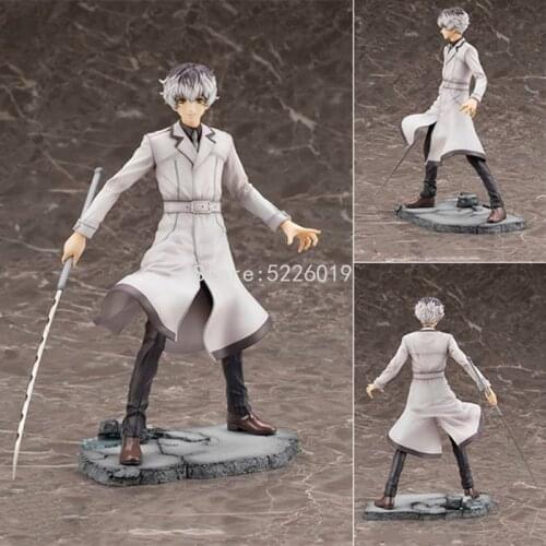 22cm ARTFX J Tokyo Ghoul Anime Figure Haise Sasaki Action Figure Kaneki Ken Figure Touka Kirishima Figurine Collectible Doll Toy