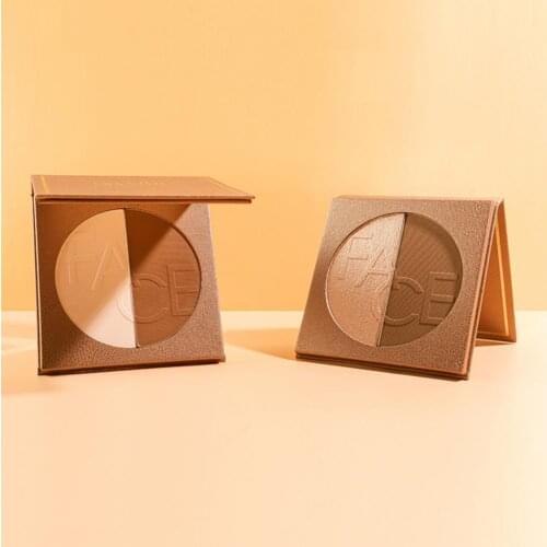 IMAGIC Dual Color V-Line Face Brighten Shadow Powder Facial Palette Cosmetic Hairline Creation Powder Facial Shading Makeup