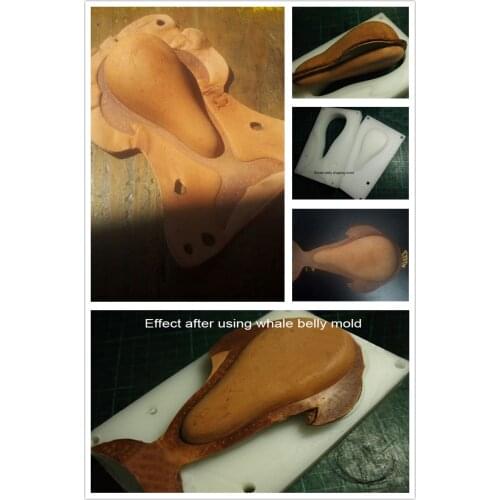 Hand-work unique design tools-Leather shaping mould-Handcrafted leather tools - whale molds - Used for making change bags