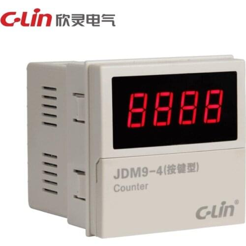 C-Lin JDM9-4 New Original COUNTING RELAY N C system AC220V DC24V AC380V