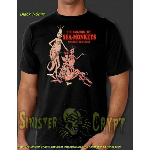 Sea-Monkeys 1960s 1970s Comics Comic Books Mid Century New T-shirt S-6XL