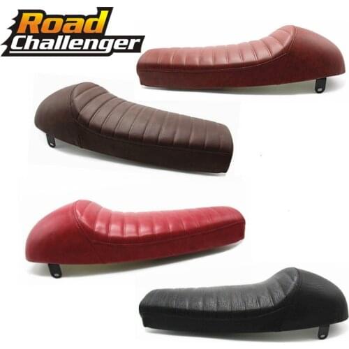 Motorcycle Universal Cafe Racer Seat Custom Vintage Hump Saddle Flat pan Retro Seat For Honda GN125/GN125H/125-8/125-4 CB350