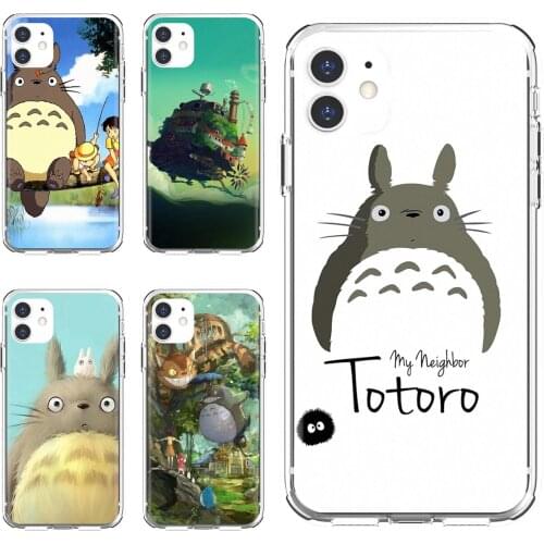For Xiaomi mi Redmi Note 3 4 4X 5 6 7 8 8t 9 9s 9t 10 pro lite Soft Cases Covers anime-My-Neighbor-Totoro-and-friends
