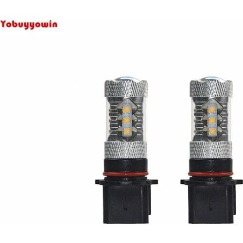 New 6000K White PSX26W P13W 80W 16LEDs 6000K 1700lm/Pair DC 9-24V For Driving Fog Light / Day Time Running Light DRL