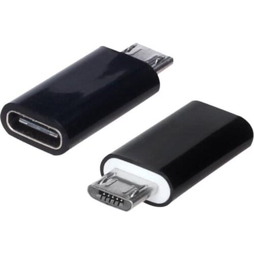 Type-C Female Connector to Micro USB 2.0 Male USB 3.1 Converter Data Adapter High Speed Android Certified Cell Phone Accessories