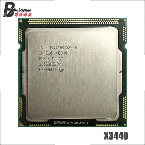 Intel Xeon X3440 2.5 GHz Quad-Core CPU Processor 8M 95W LGA 1156