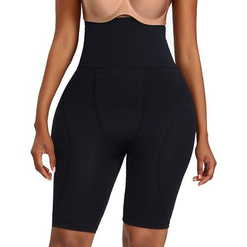 Plus Size Womens Shapewear Butt Lifter Seamless High Waist Padded Panty Body Shaper Enhancer Hip Pads Fake Buttock 2021 New