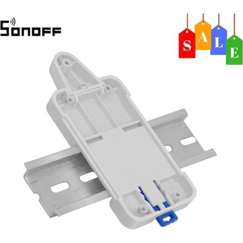 Sonoff DR DIN Rail Tray Smart Home Automation Module Adjustable Mounted Rail Case Holder Switchboard Solution For Sonoff Product