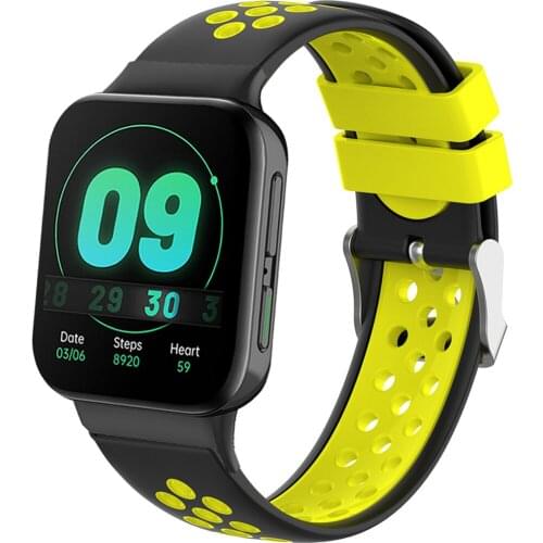 Correa Soft Silicone Watchband Replacement Wrist Strap Bracelet for Oppo 41mm/46mm Smartwatch Accessory