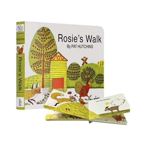 Rosies Walk Board Book Baby Learning English Story Books for Children Educational Toys for Children Usa English
