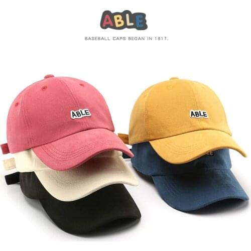 SLECKTON Fashion Baseball Cap for Women and Men Patch ABLE Casual Boys Girls Snapback Hat Summer Visors Cap Hip Hop Peaked Cap