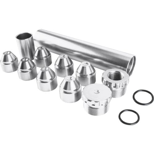 6in 1/2''-28 Fuel Oil Filter Car Fuel Filter Auto Replacement Parts Silver