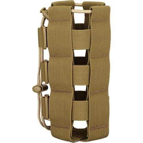 Outdoor Water Bottle Pouch Tactical Gear Kettle Adjustable Kettle Bag Army Fans Climbing Hiking Camping Water Bags