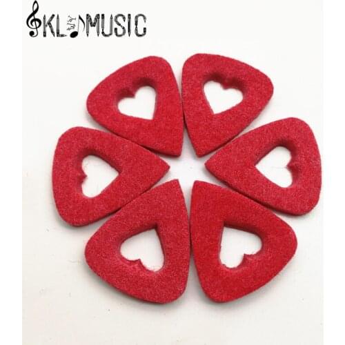 3MM Hard Felt Picks For Bass Guitar Ukulele Bright Green guitar picks/Wholesale Musical Guitar Picks