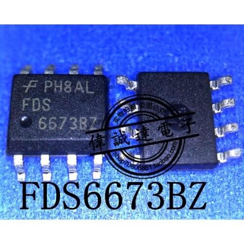 1Pieces New Original FDS6673BZ-NL FDS66738Z 6673BZ SOP8 1. In Stock Real Picture