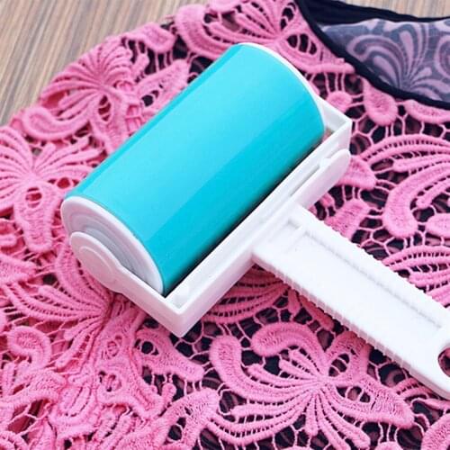 1PC Portable Washable Dust Filter Drum Roll Sticky Hair Removal Device Cleaner Cleaning Brush Lint Rollers Brushes
