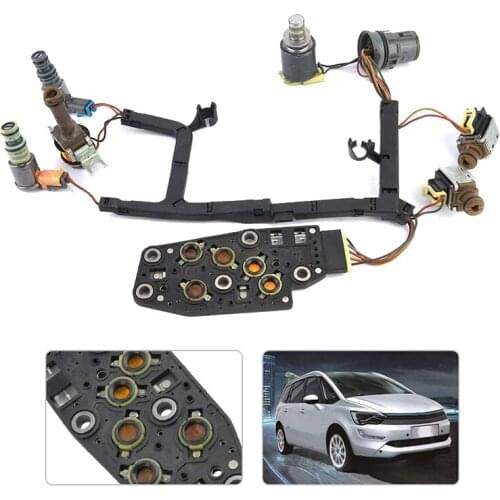 4L60E Automatic Transmission Master Solenoid Kit W/Harness EPC Shift TCC 3-2 PWM for GM 1993-2002 Chevrolet GMC Saab 9-7