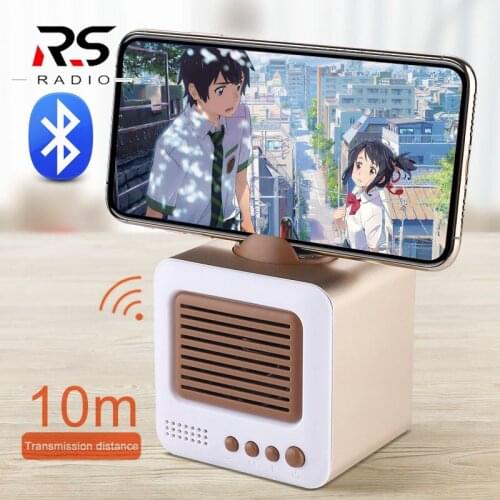 RS RS Bluetooth speaker mini portable outdoor 3Dstereo mobile small sound restoring ancient ways Wireless Subwoofer Column