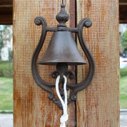 Large Cast Iron Farmhouse Dinner Bell small bell house decoration wind chimes door bell
