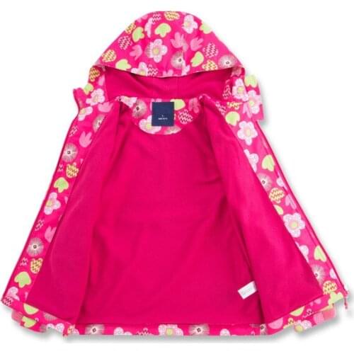 2019 Children Polar Fleece Jackets Autumn Teenager Outerwear Coat Sporty Kids Clothes Waterproof Windbreaker Boys Tops For 3-12T