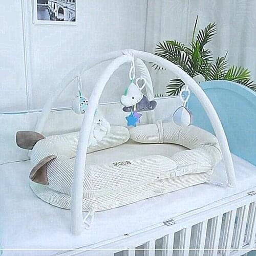 Baby Nest Bed Crib Portable Removable And Washable Crib Travel Bed For Children Infant Kids Cotton Cradle Dropshipping