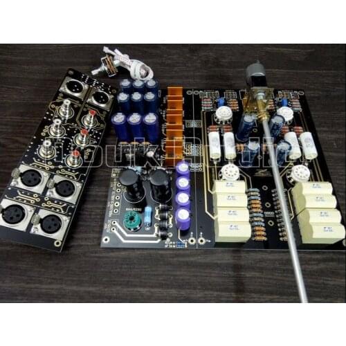 Douk Audio Hi-End XLR Balanced/RCA Pre-Amplifier Hi-Fi Vacuum Tube Preamp Board FUll DIY KIT Free Shipping