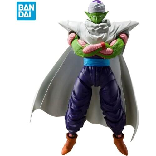 Bandai SHF Original Dragon Ball Z Piccolo 2.0 Anime Action Figures Toys Super Saiyan Figure Model Ornaments Doll Childs Gift