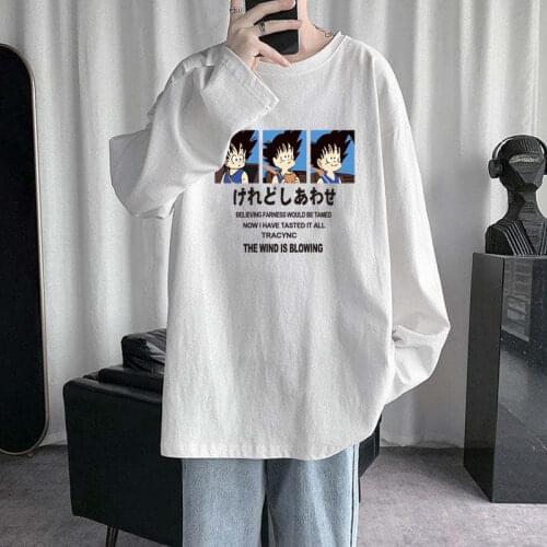Long sleeve T-shirt mens autumn clothes are loose. Autumn sweater mens autumn clothes bottoming shirt T-shirt