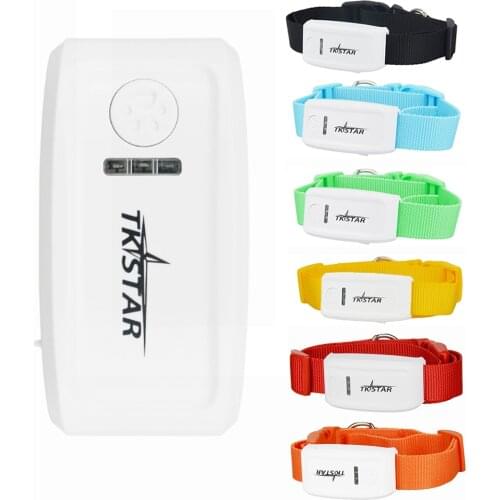 100% Original tkstar TK909 Pet GPS GSM GPRS Tracker Locator GPS Tracking Device with Collar for Dog Cat Free Web APP tracking