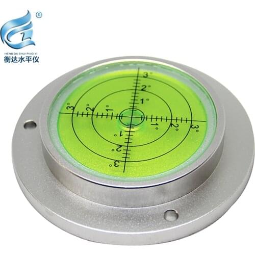 Crane level high precision level bubble metal circular level