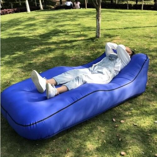 Camping Inflatable Sofa Inflable Bed Camping Equipment Inflatable Sofa Fast Inflatable Sofa Camping Bed Nylon Single Layer