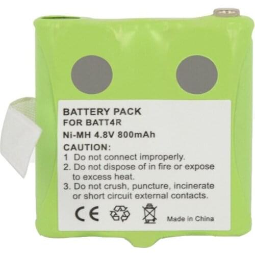 New 4.8V 800mAh Ni-MH Battery Suitable for Midland GXT200 walkie-talkie battery Rechargeable Replacement BATT4R
