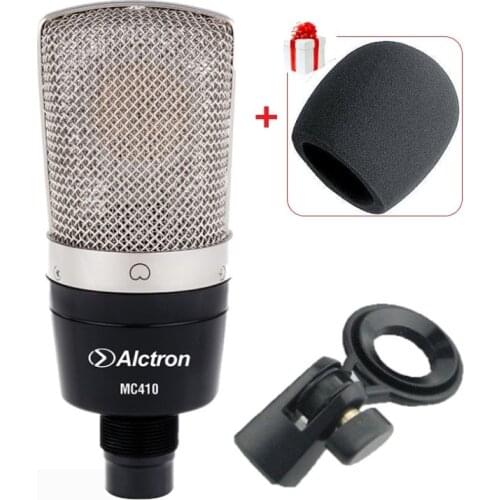 Hot Sell Alctron MC410 Original Condenser Microphone Recording Studio Microphone Instrument / Vocal Recording Microphone