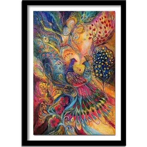 Peacock Diamond Painting 3D Diamond Embroidery Full Square Cross Stitch Rhinestone Painting Home Decor Gift