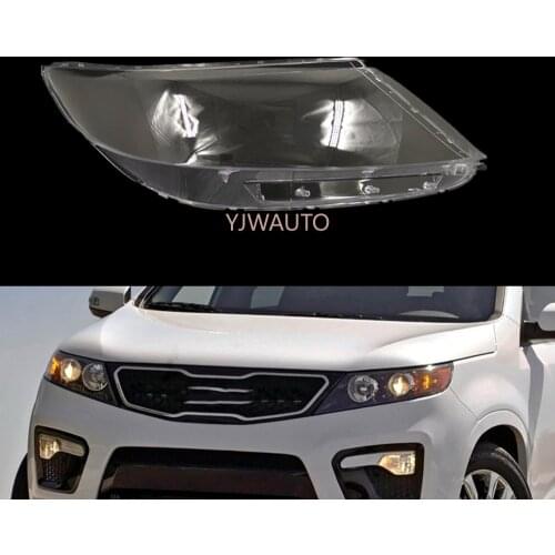 Car Headlamp Lens For Kia Sorento 2013 2014 2015 Headlight Cover Replace Auto Shell