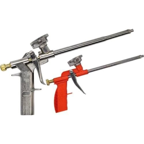 All Metal Polyurethane Foam Sealant Gun Adjustable Foam Glue Gun Caulking Gun for Door and Window Seam Construction Tool