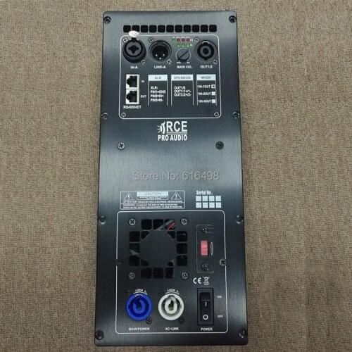 RMS 1200W Professional Speaker Plate Amplifier 1 input 1 output Class D Amplifier Board With DSP processor