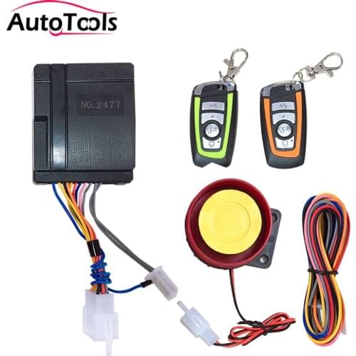 Motorcycle Security Alarm System one Way Anti theft kit with remote controller Motorbike/motorcycle protect accessories