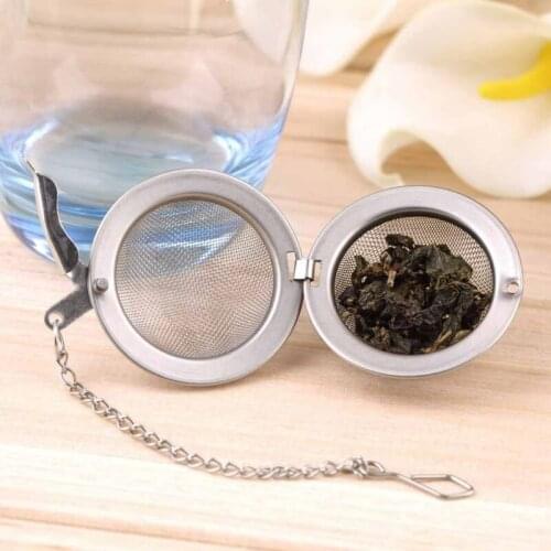 5cm Stainless Steel Tea Pot Infuser Sphere Mesh Filter Loose Tea Leaves Strainer Handle Kitchen Gadgets