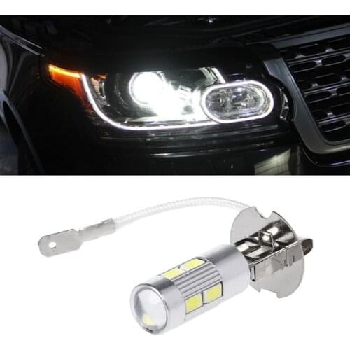Car Light H3 H1 LED High Power LED Fog Light Day Running Light Bulb 10SMD 5630 5730 Super Bright LED Auto Bulb Car Led Light