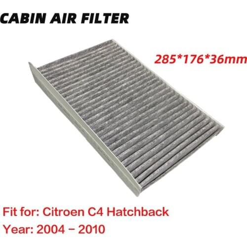 Cabin Air Filter for Citroen C4 Hatchback (2004-2010) Activated High Carbon Pollen Air Filters For C4 Accessories 1pc