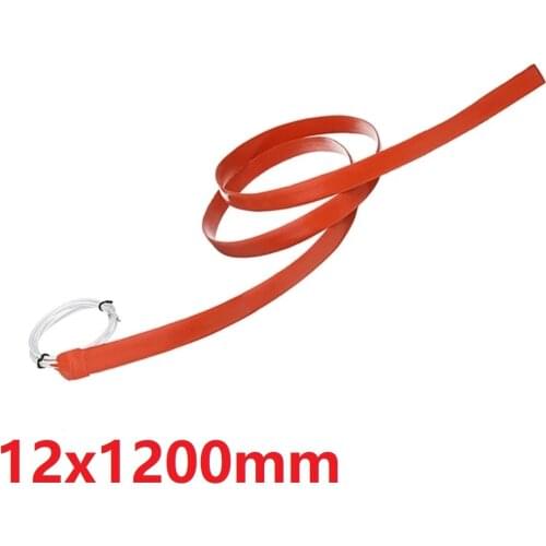 WVO SVO Diesel Injector Line Pipe Heater 12X1200mm 150W 12V, Silicone Pipe Tube Heating Belt