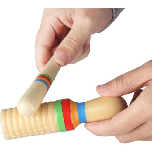 1 Pair Carl Orff Monophonic Cylinder Percussion Musical Instrument Kids Toy