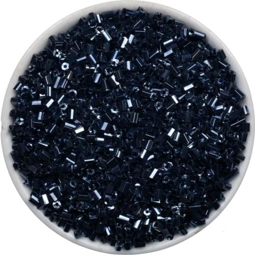 1000pcs/lot 2x3mm Metal Color Tube Bugle Czech Glass Seed Spacer Beads Austria Crystal Beads For DIY Jewelry Making