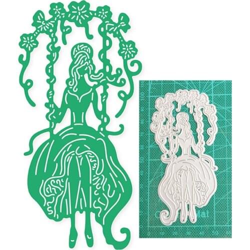 2021 new cutting dies metal cutting dies cut die mold Woman Swing Vines Scrapbooking dies knife mould blade punch stencils dies