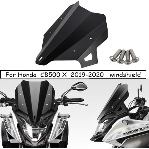 Motorcycle Accessories Wind Screen for Honda CB500X CB 500 X CB500 X 2019 - 2020 front windshield fairing Metal windshield
