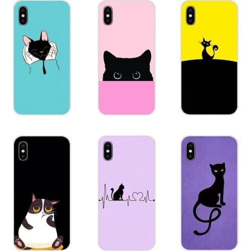 For Samsung Galaxy A3 A5 A7 A9 A8 Star A6 Plus 2018 2015 2016 2017 cute cat Cartoon Accessories Phone Shell Covers