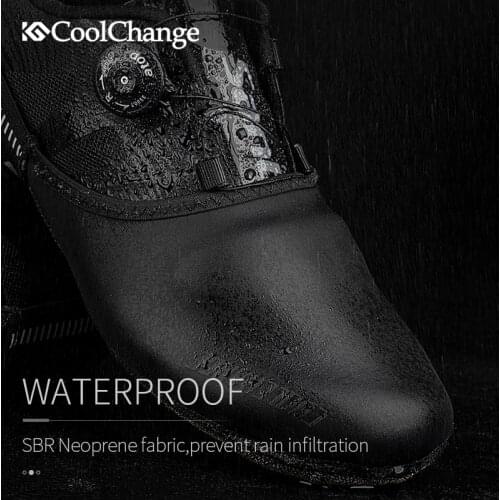 CoolChange Thermal Cycling Hot Shoe Cover MTB Road Winter Warm Bike Shoe Cover Cubrebotas Ciclismo Invierno Waterproof Overshoes