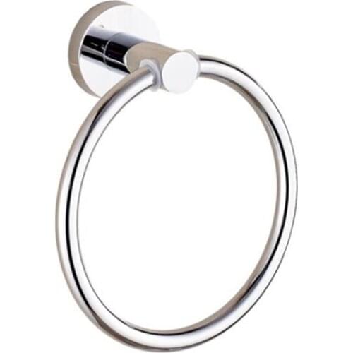 Towel Holder Towel Ring Round Wall Mounted Towel Rack Towel Shelf Stainless Steel Bathroom Accessories