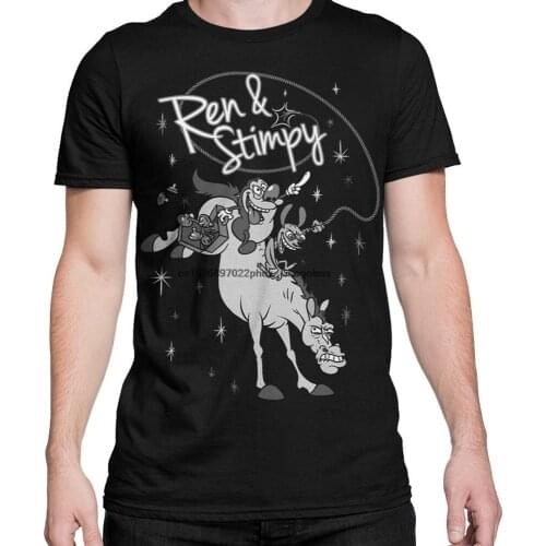 The Ren and Stimpy Show T Shirt Womens and Mens Cotton Tee All Sizes